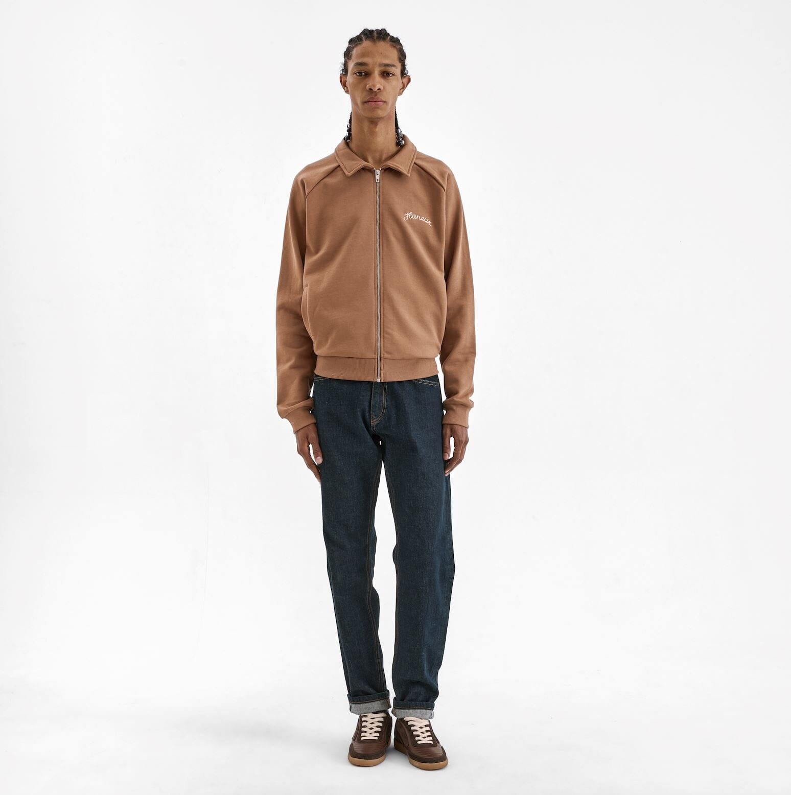 Signature Zip-Up | Brown
