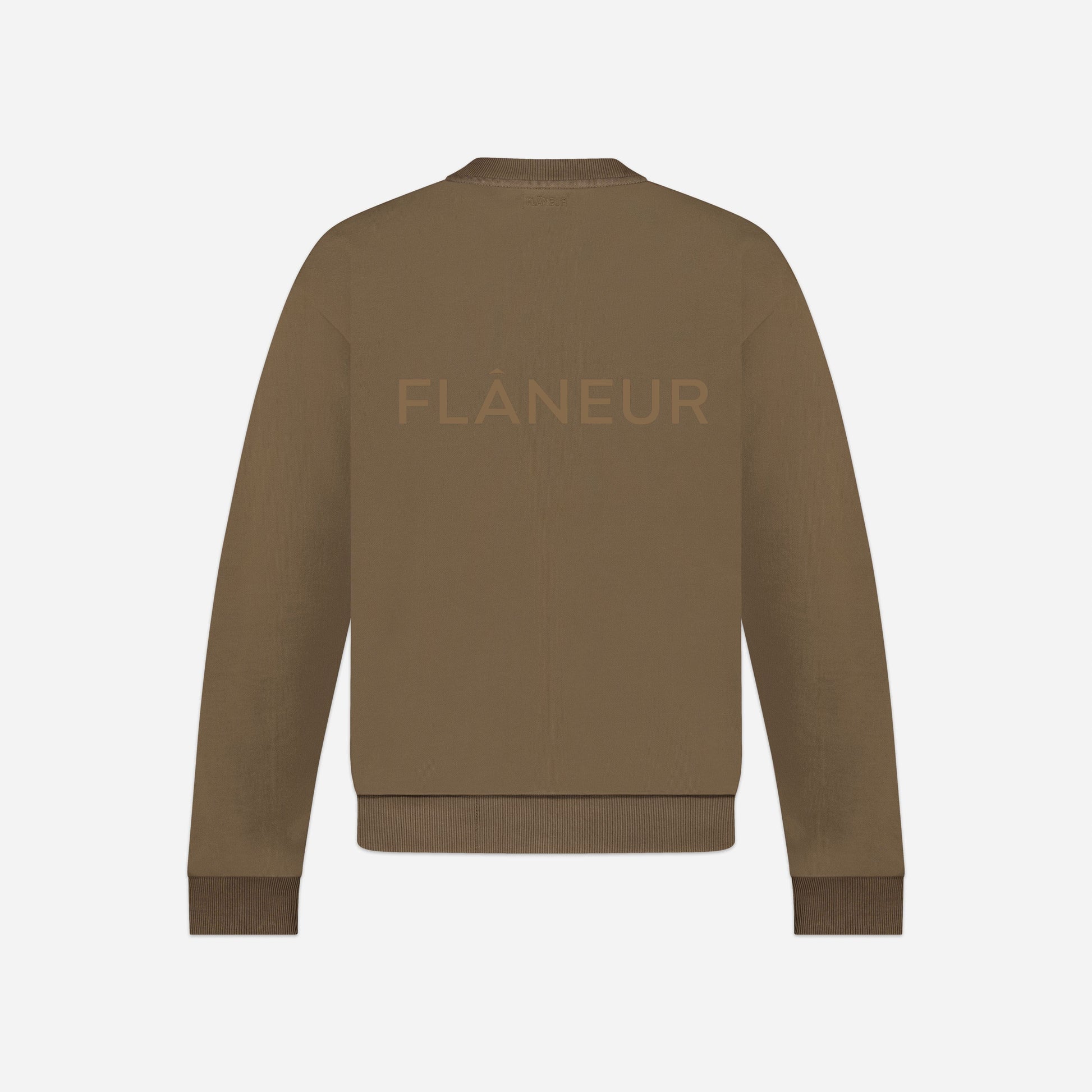 Tonal Logo Sweater | Brown
