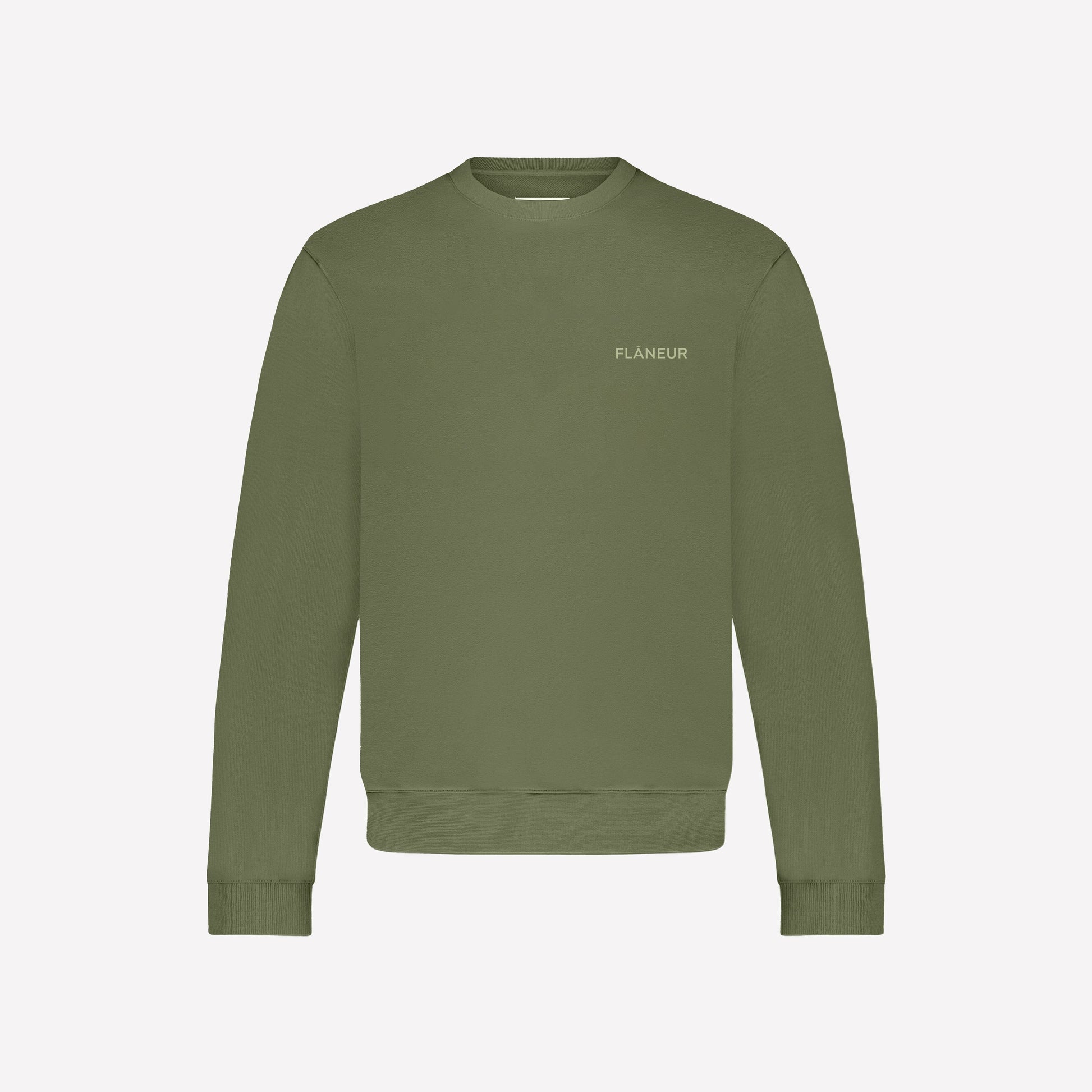 Tonal Logo Sweater | Green