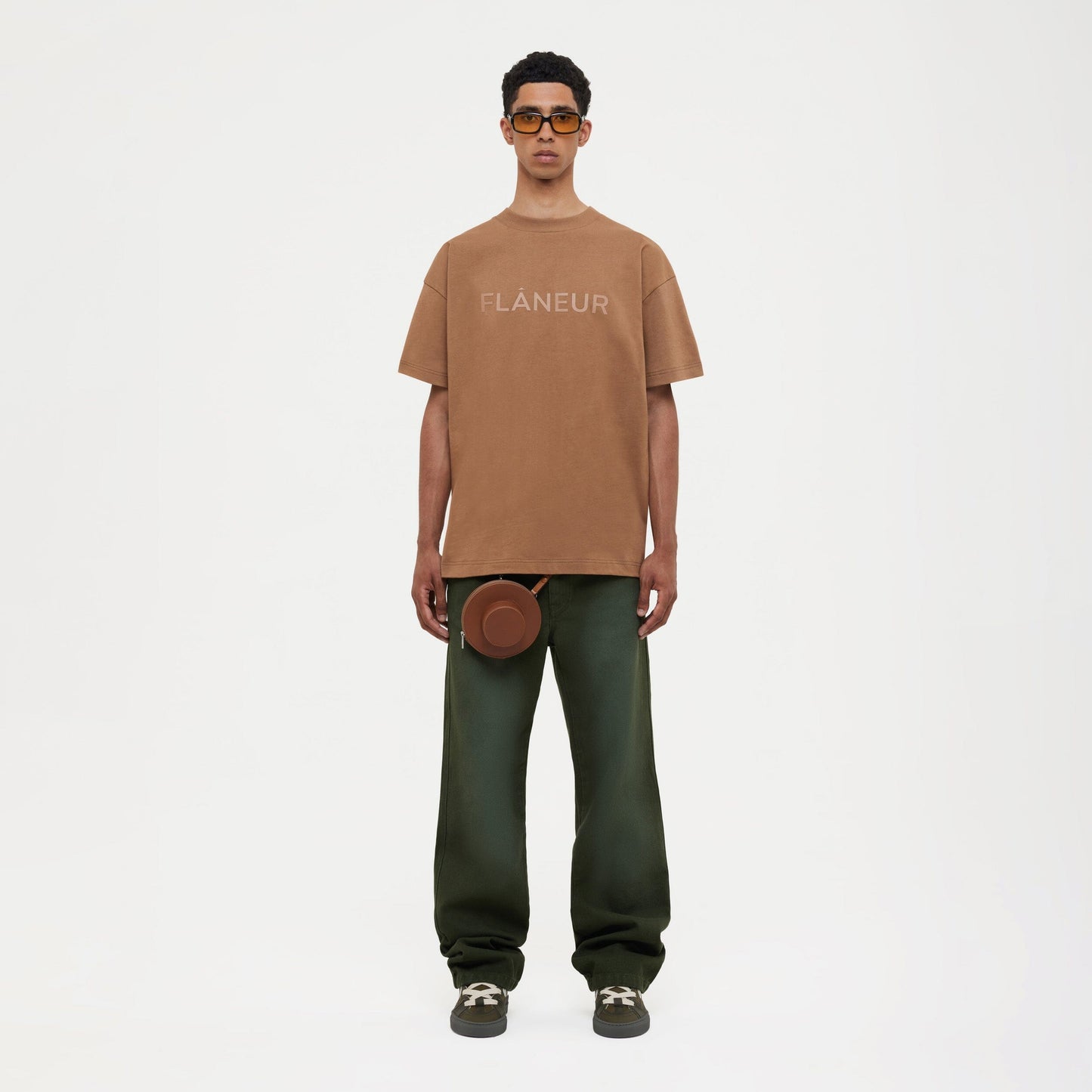 Tonal Logo T-Shirt | Brown