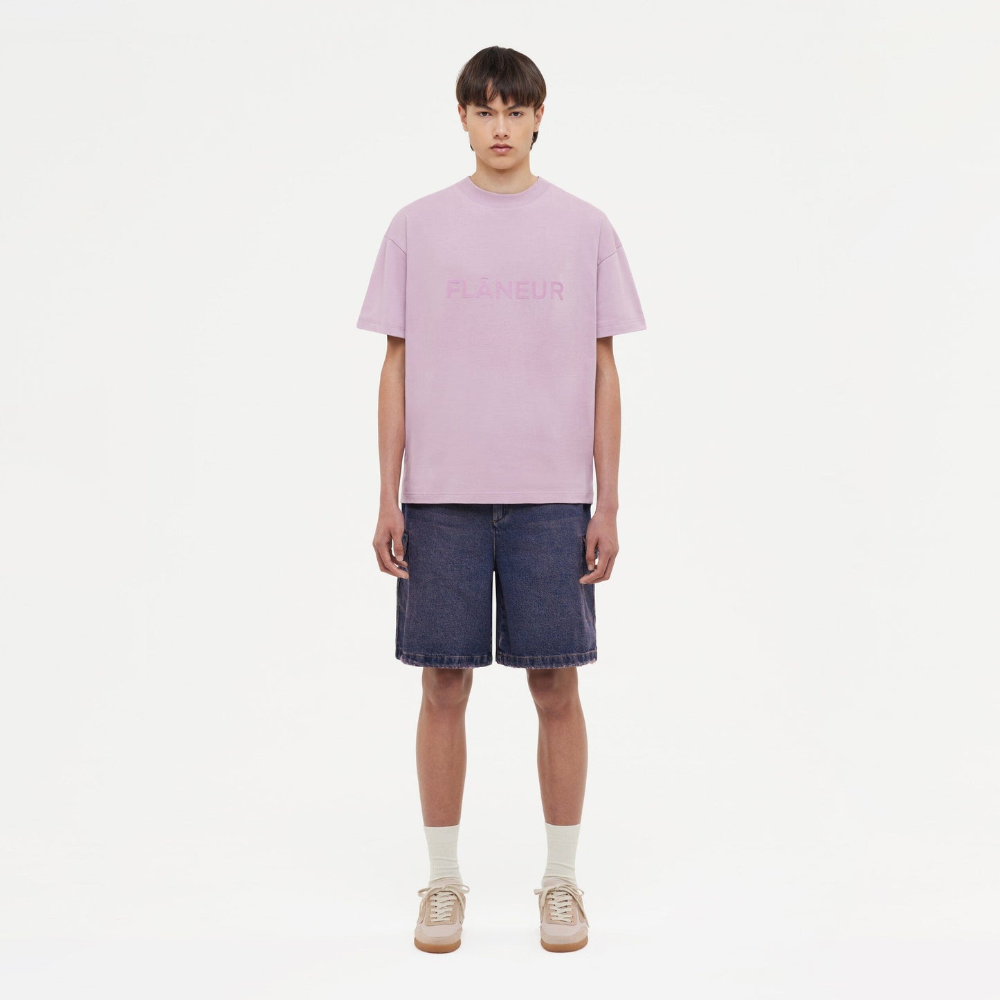 Tonal Logo T-Shirt | Mauve
