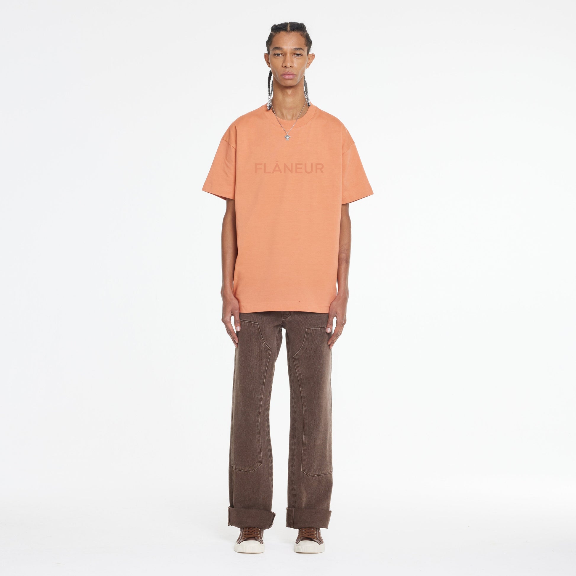 Tonal Logo T-Shirt | Orange