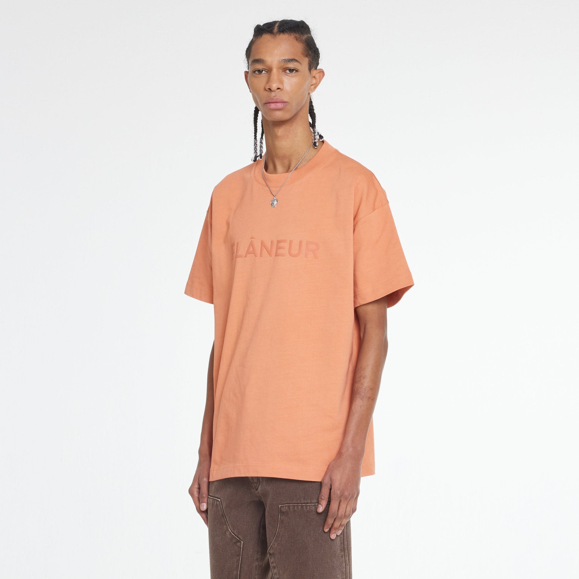 Tonal Logo T-Shirt | Orange