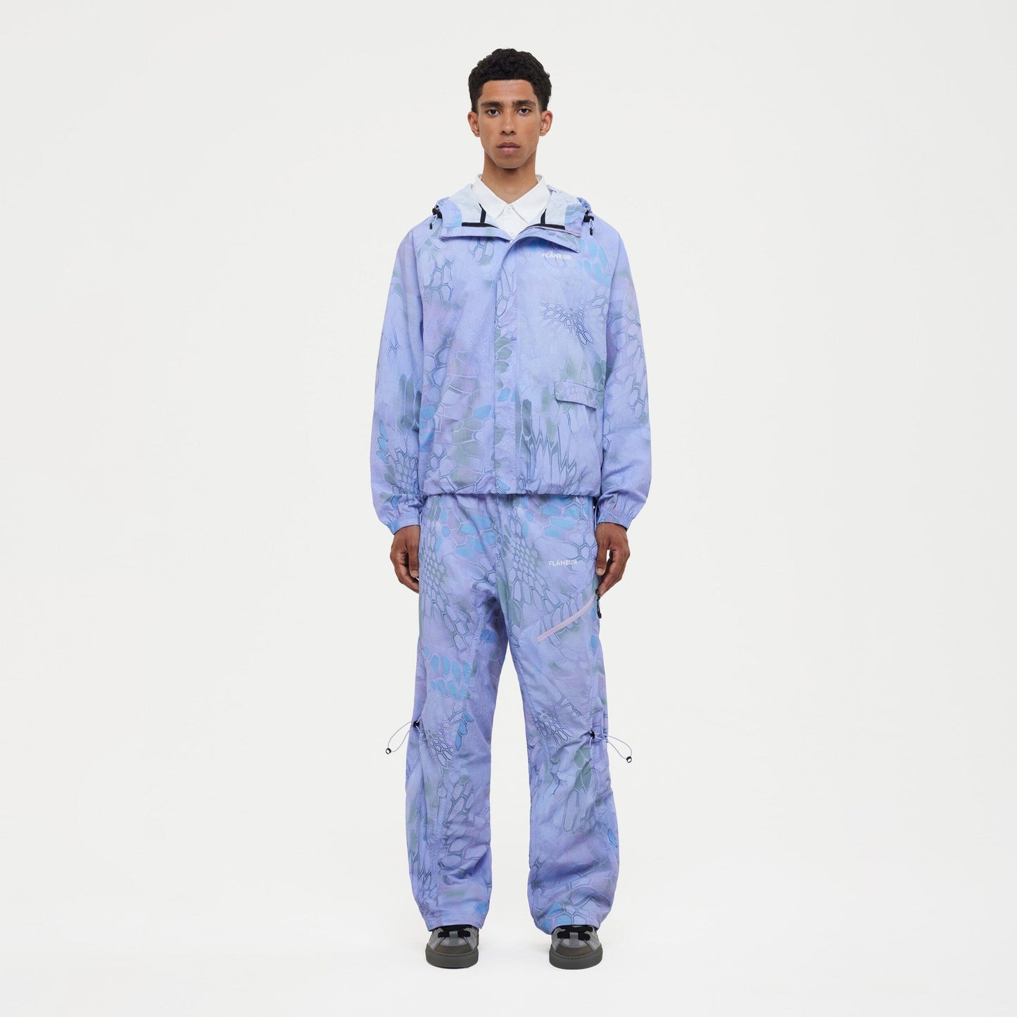 Turtle Nylon Jacket | Blue/Purple