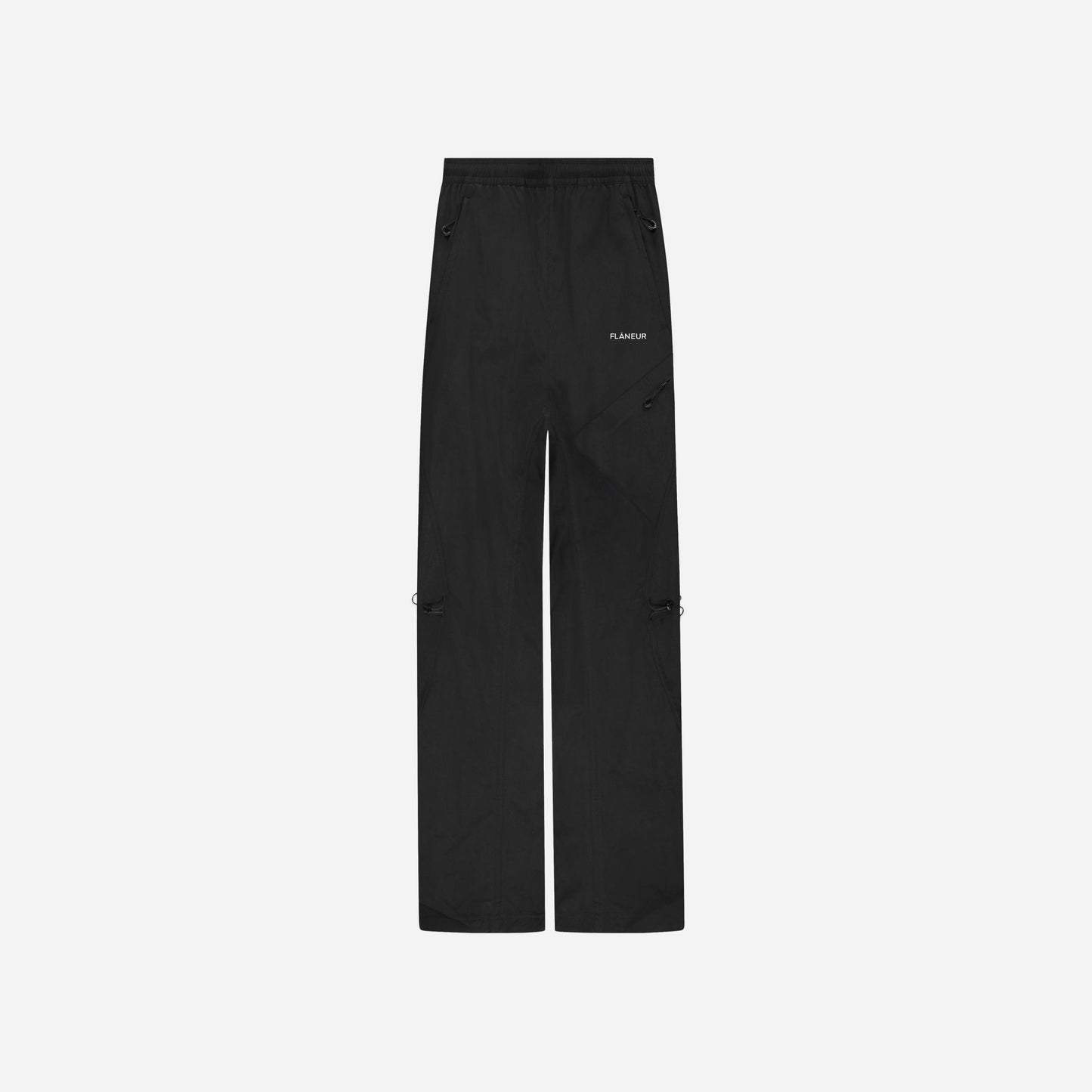Turtle Nylon Trousers | Black