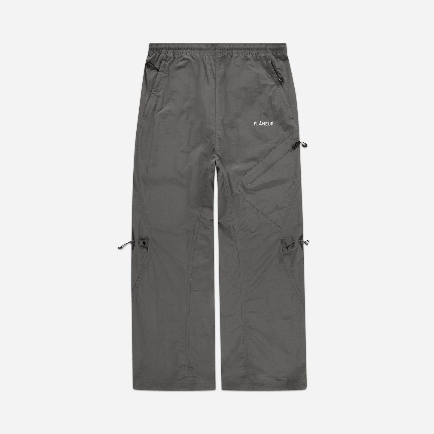 Turtle Nylon Trousers | Grey