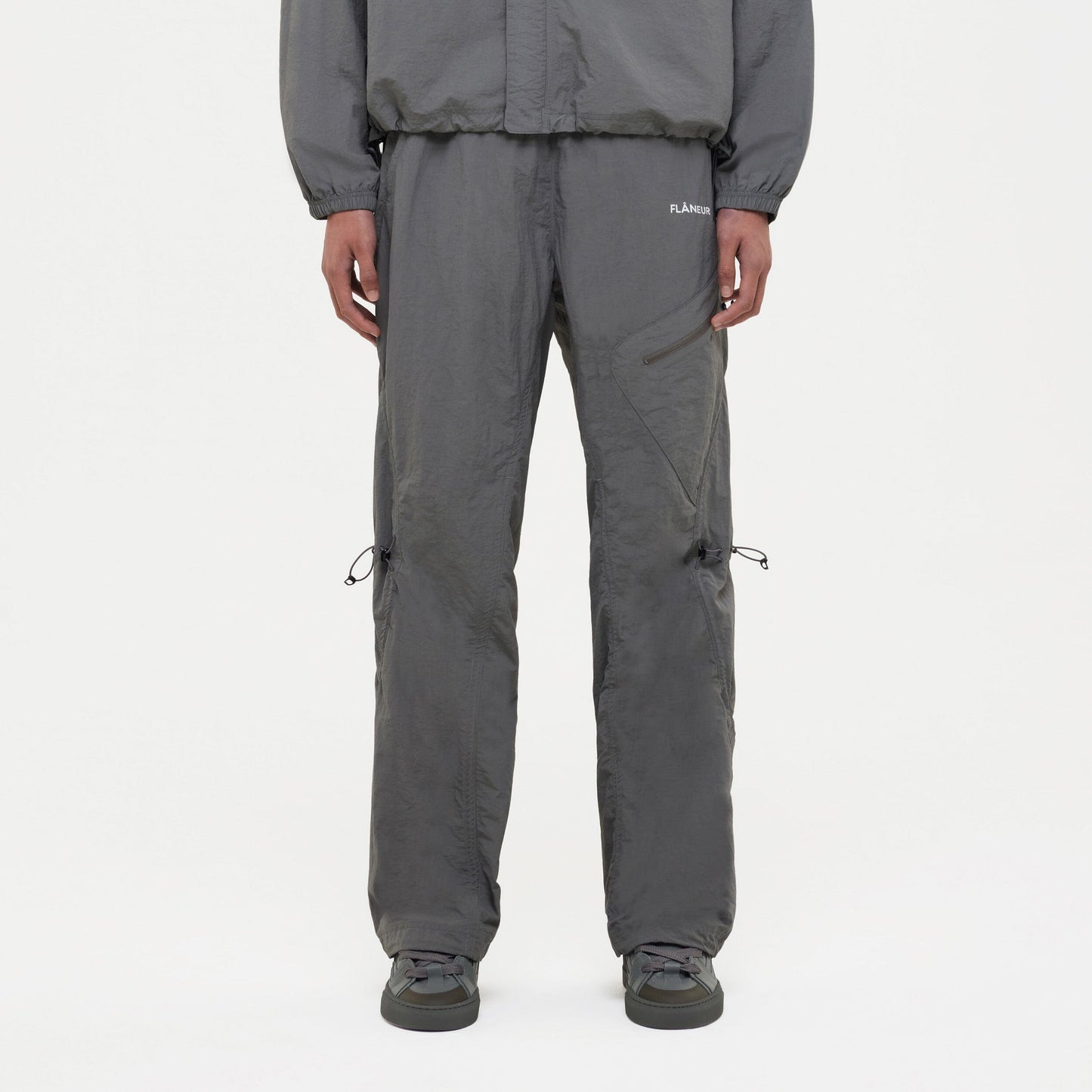 Turtle Nylon Trousers | Grey