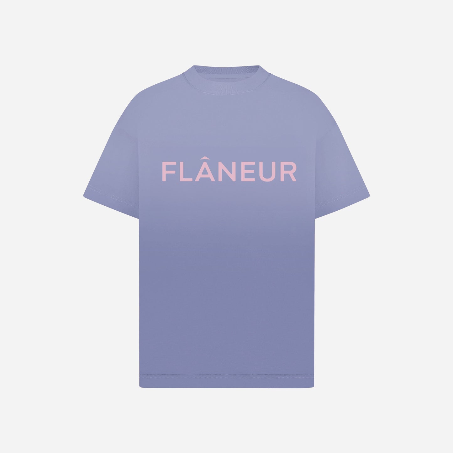 Washed Puffed Logo T-Shirt | Purple