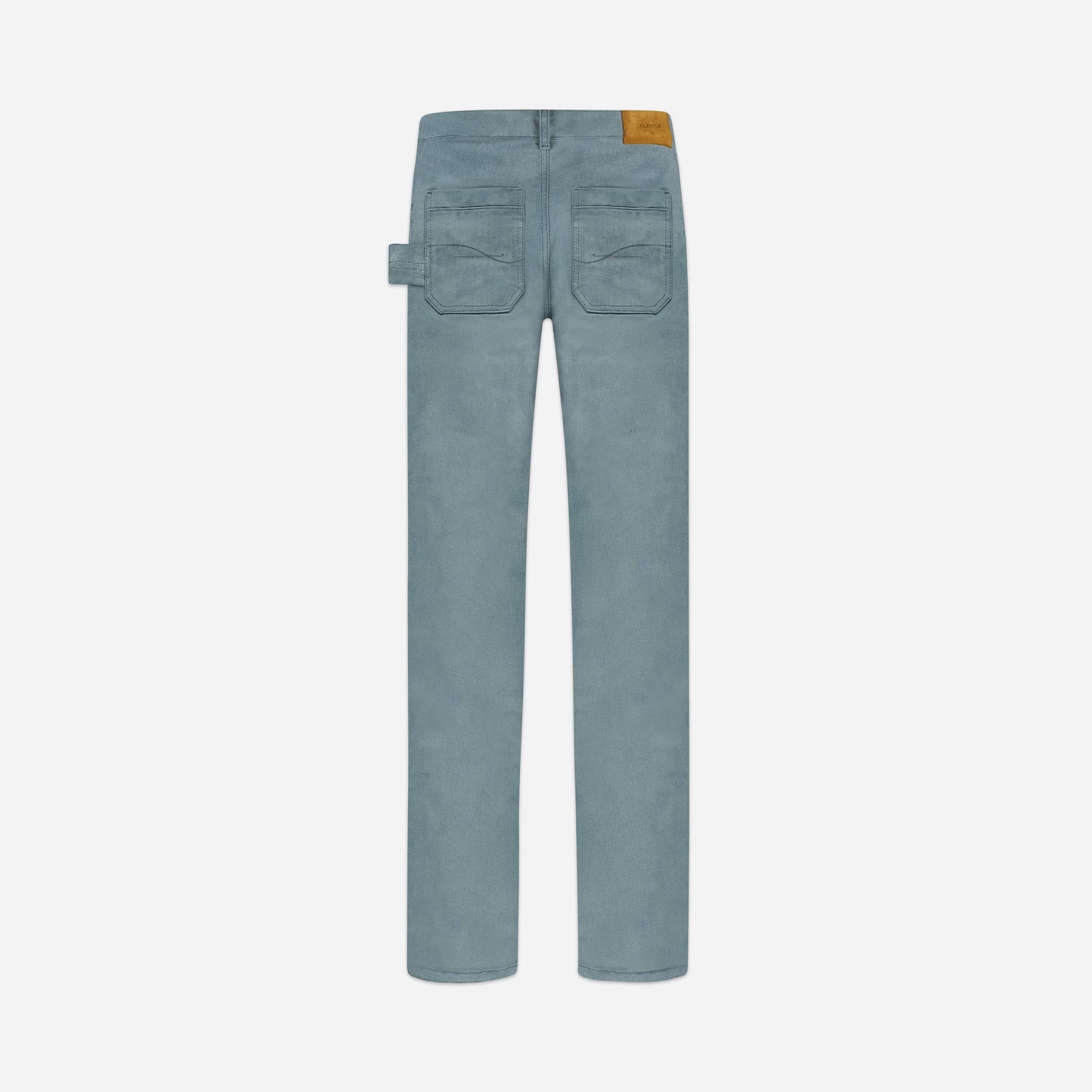Waxed Denim Jeans | Azure Green