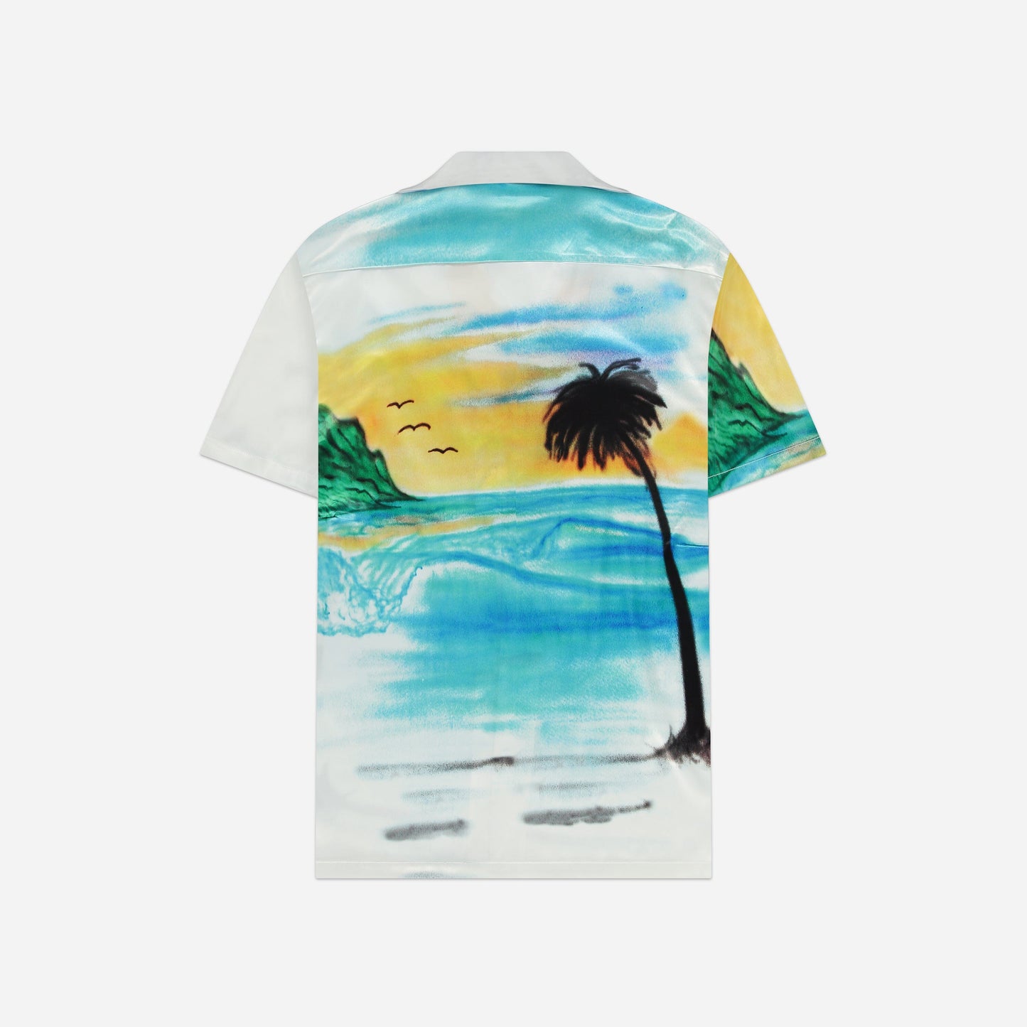 Airbrushed Silk Shirt