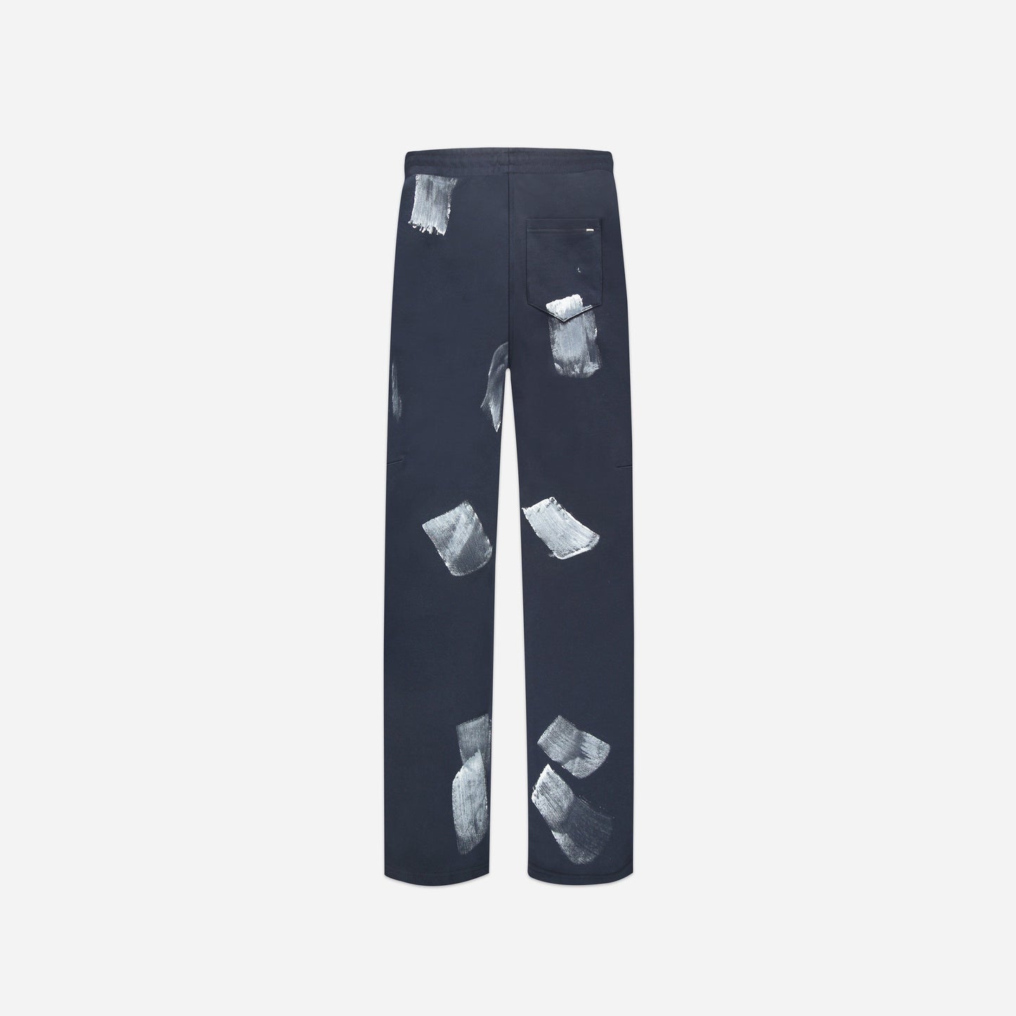 'Atelier' Sweatpants with Paint Stains in Navy