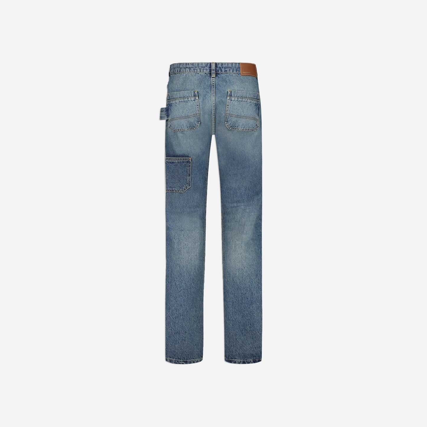 Carpenter Straight Jeans in Blue Denim