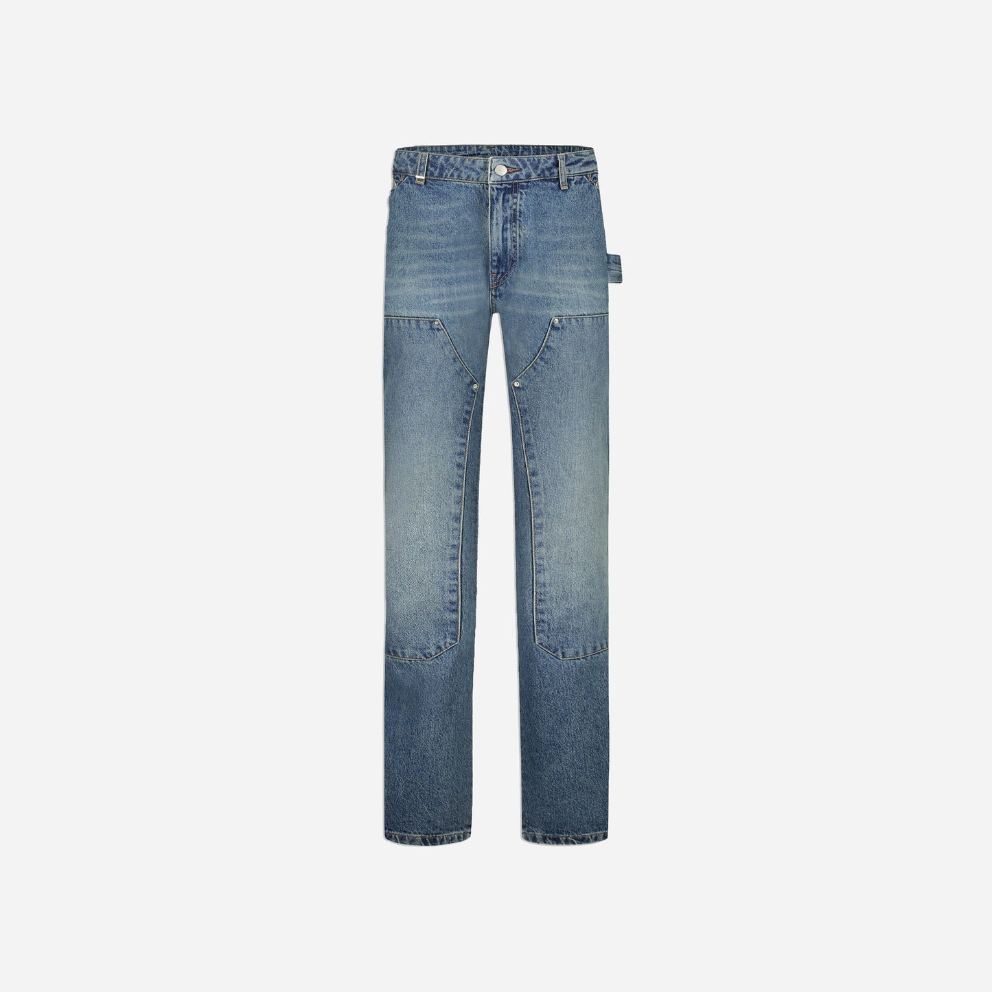 Carpenter Straight Jeans in Blue Denim