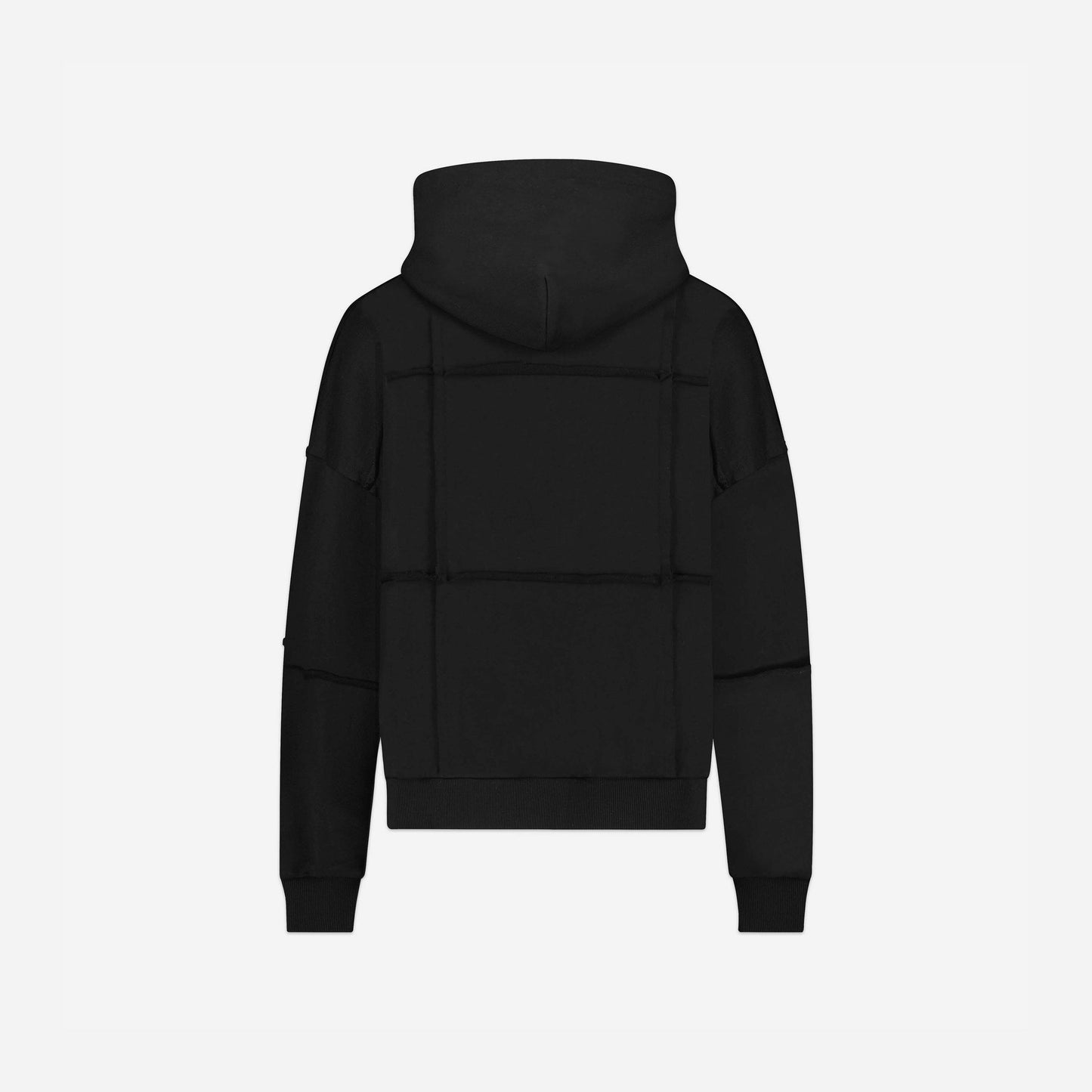 Cut and Sew Zip-Up Hoodie