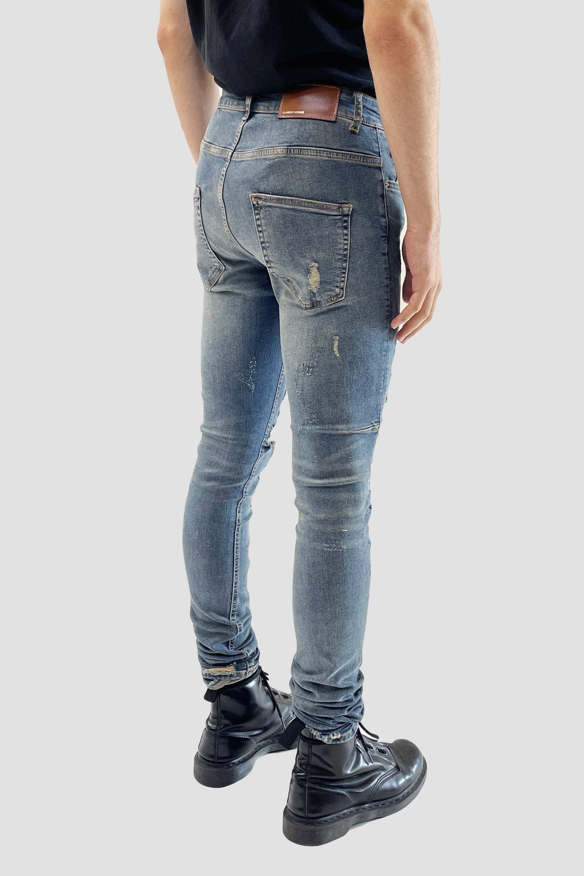 Destroyer Skinny Jeans in Dark Indigo Denim