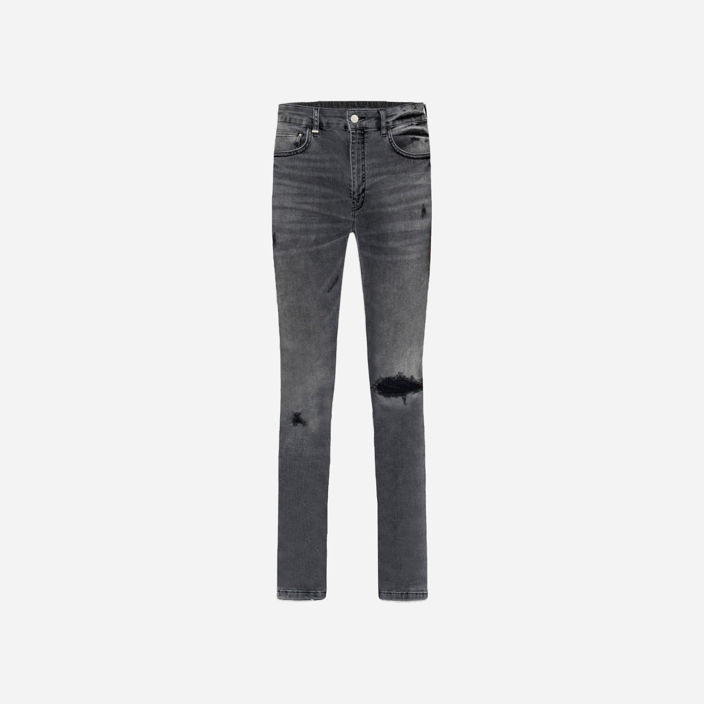 Destroyer Skinny Jeans in Grey Washed Denim
