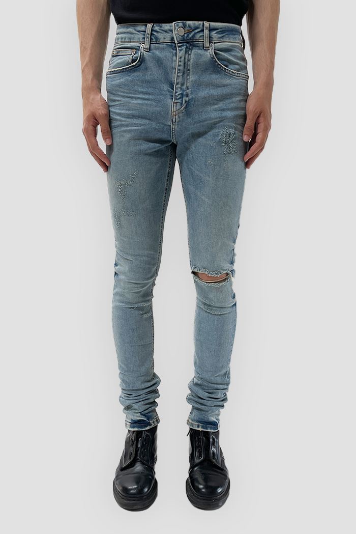 Destroyer Skinny Jeans in Ocean Wash Denim