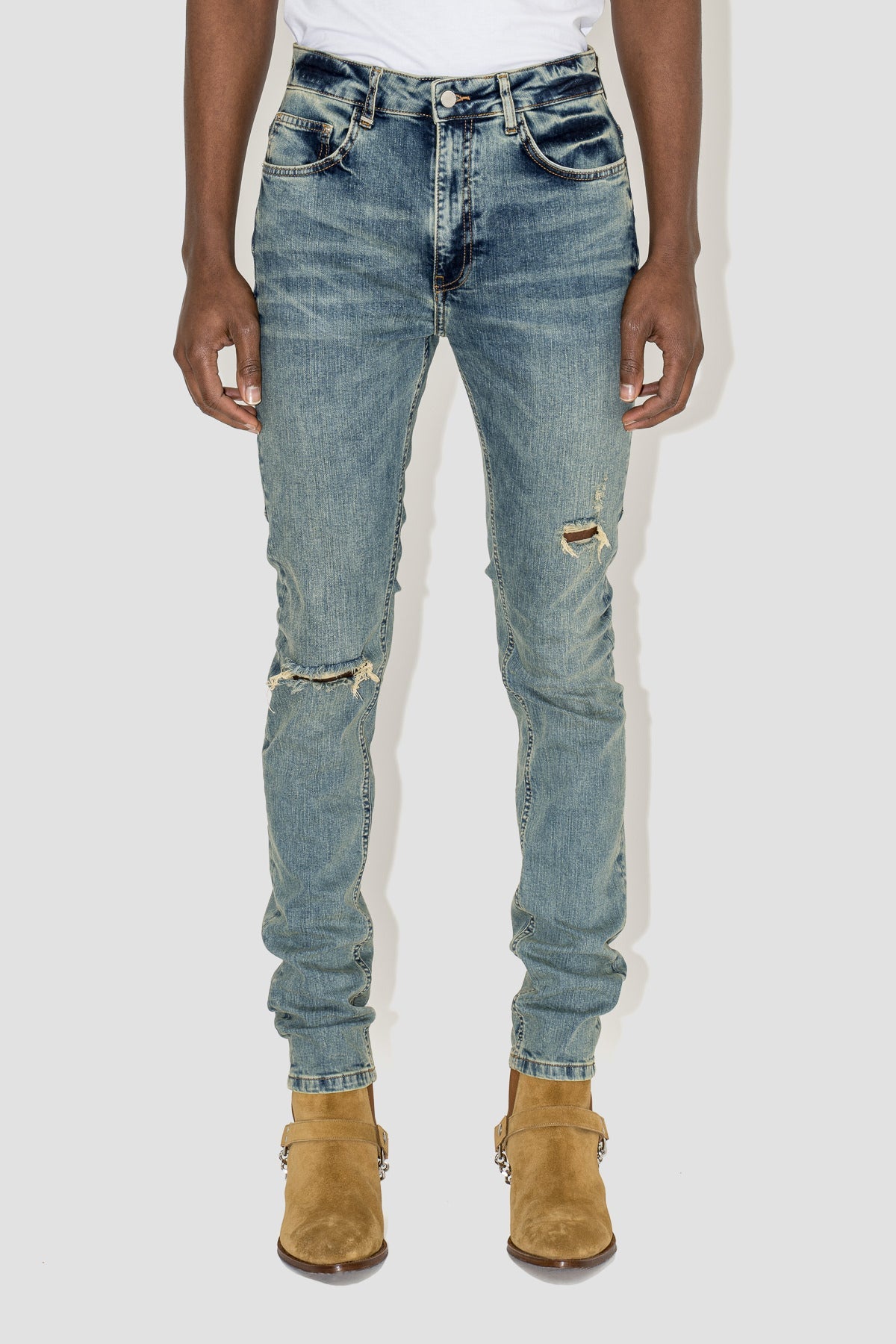 Destroyer Skinny Jeans in Opal Washed Denim