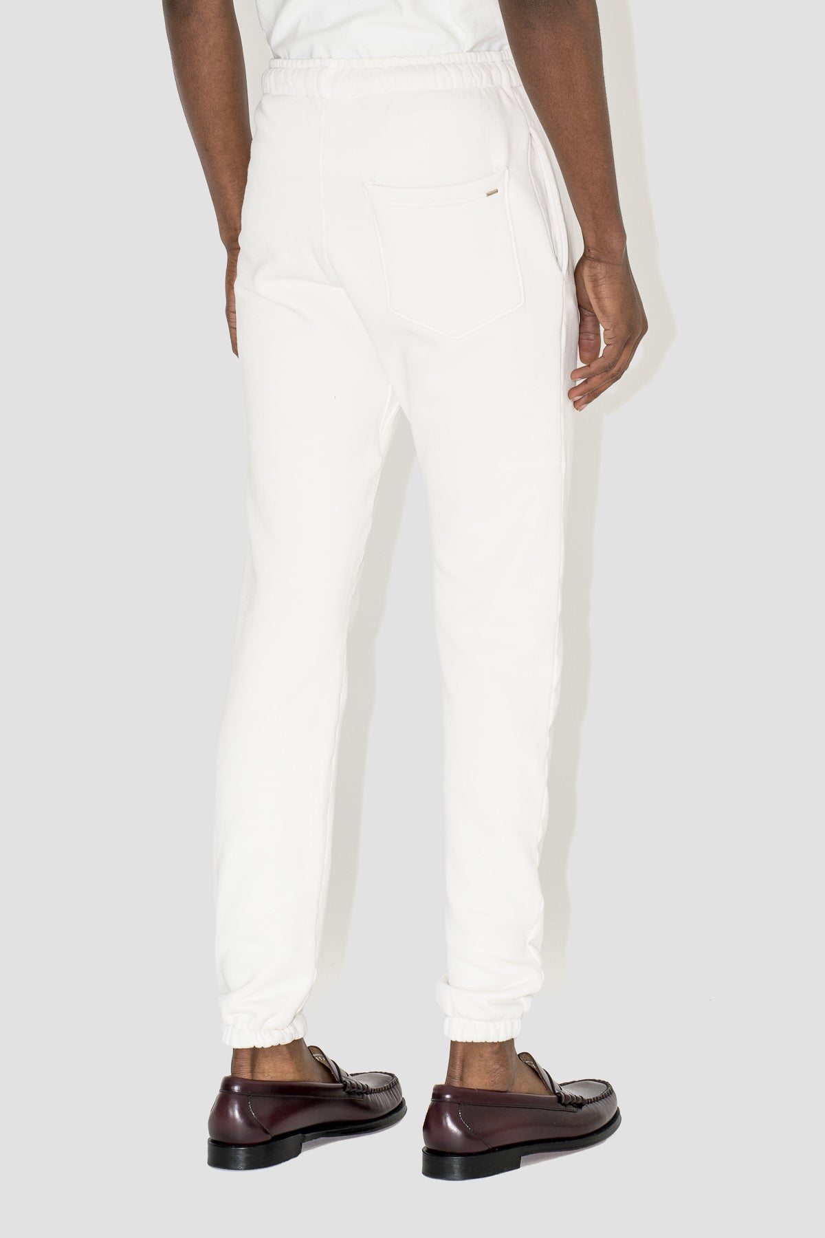 Embroidered Signature Sweatpants in Ecru