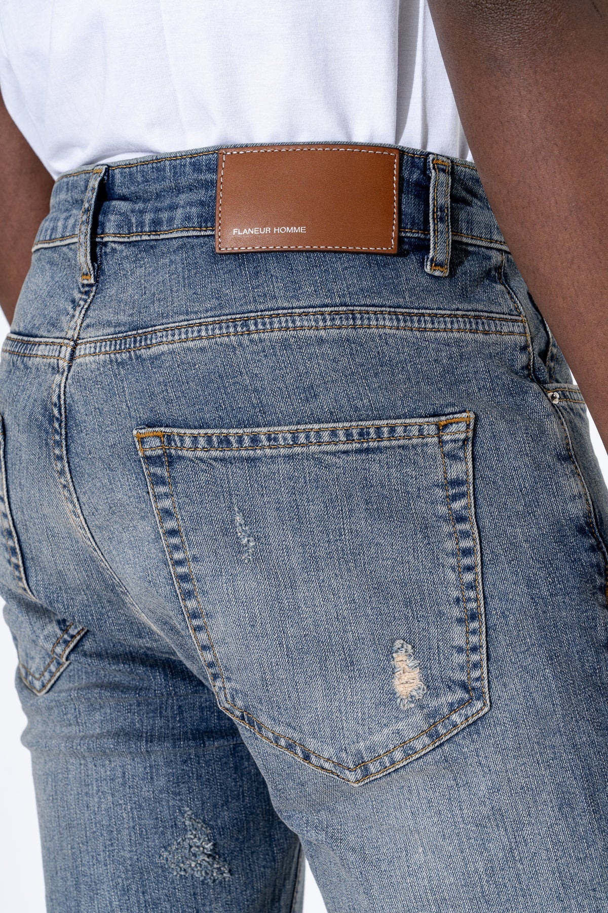Essential Skinny Jeans in Light Indigo Denim
