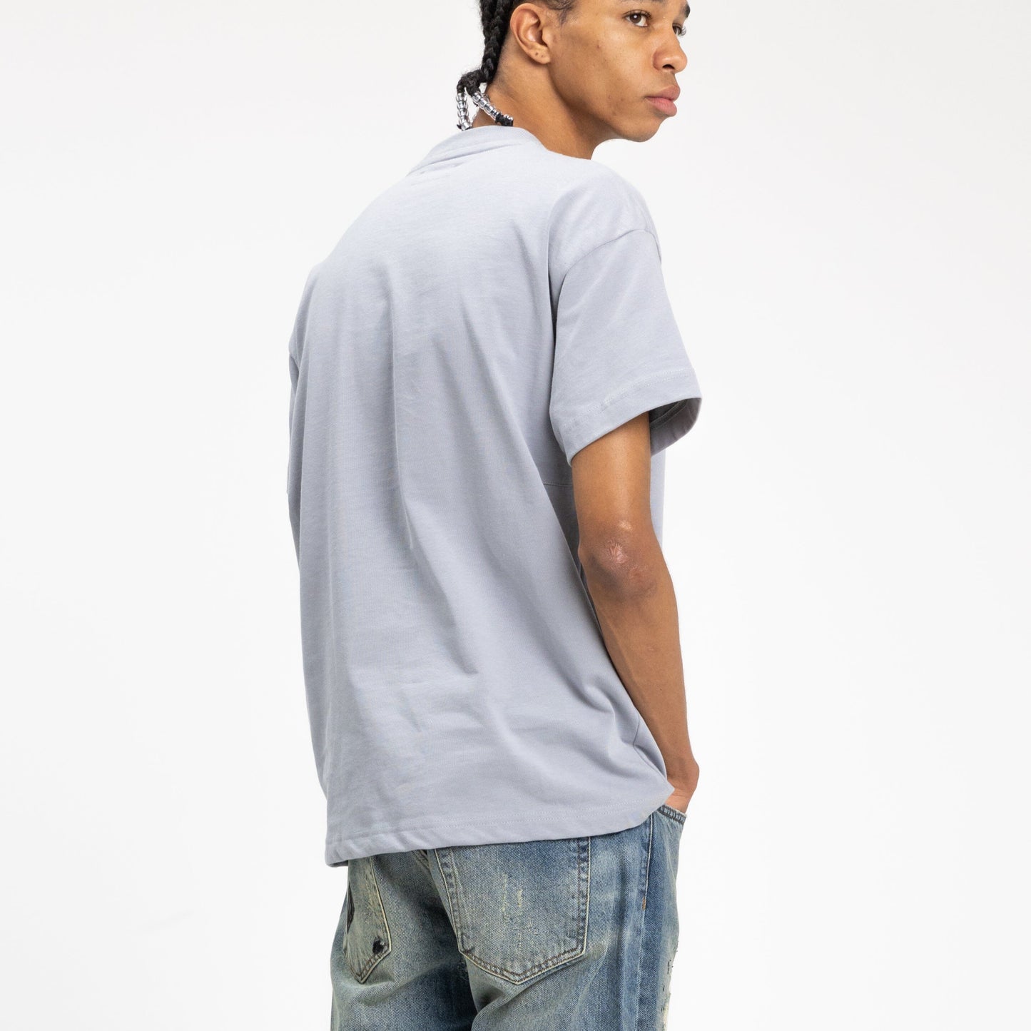Essential T-Shirt in Concrete Grey