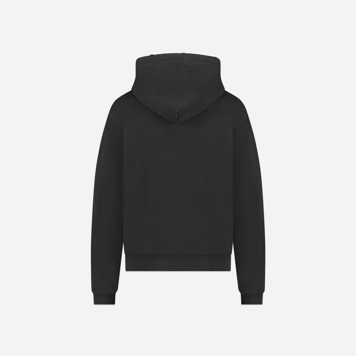 Flaneur Flower Hoodie in Perlite Black