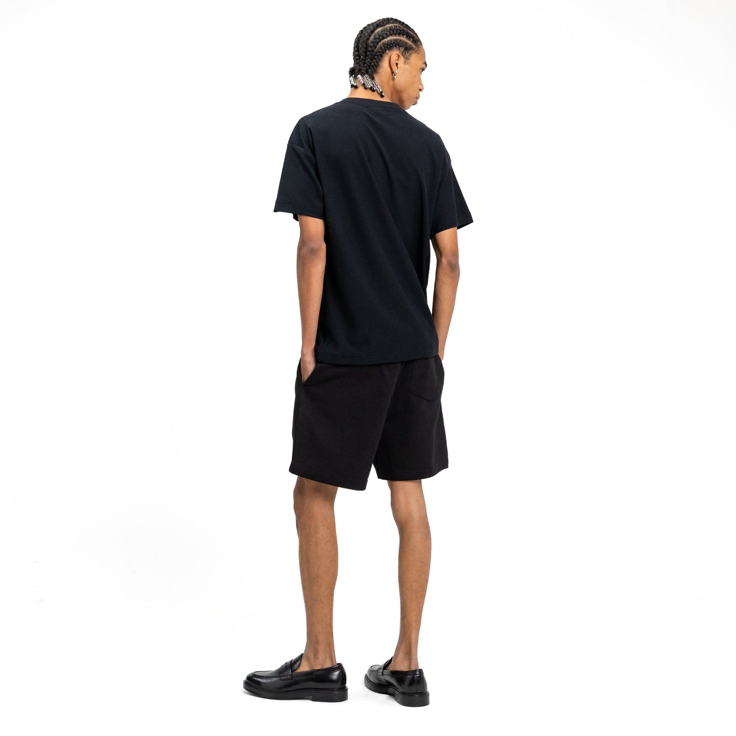 'Flaneur' Signature T-Shirt in Black