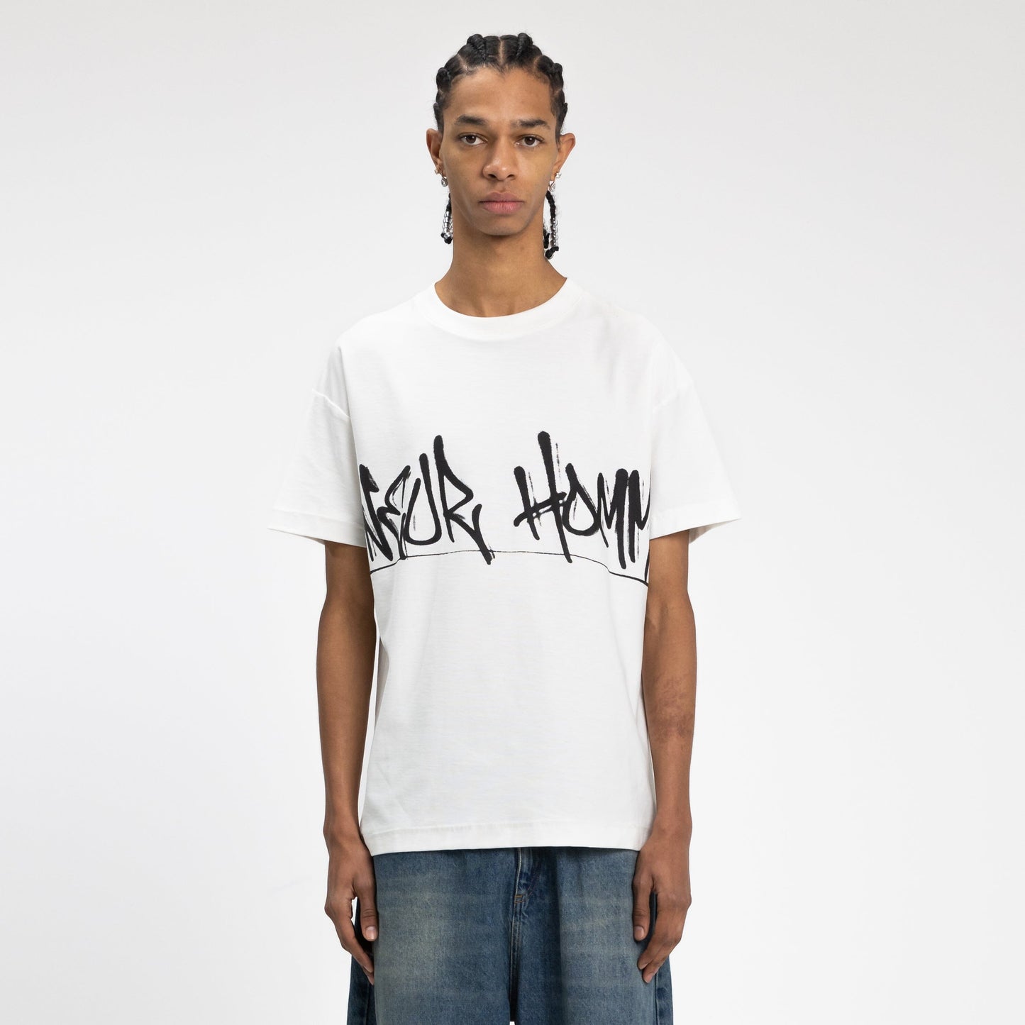 Graffiti All Over T-Shirt in White