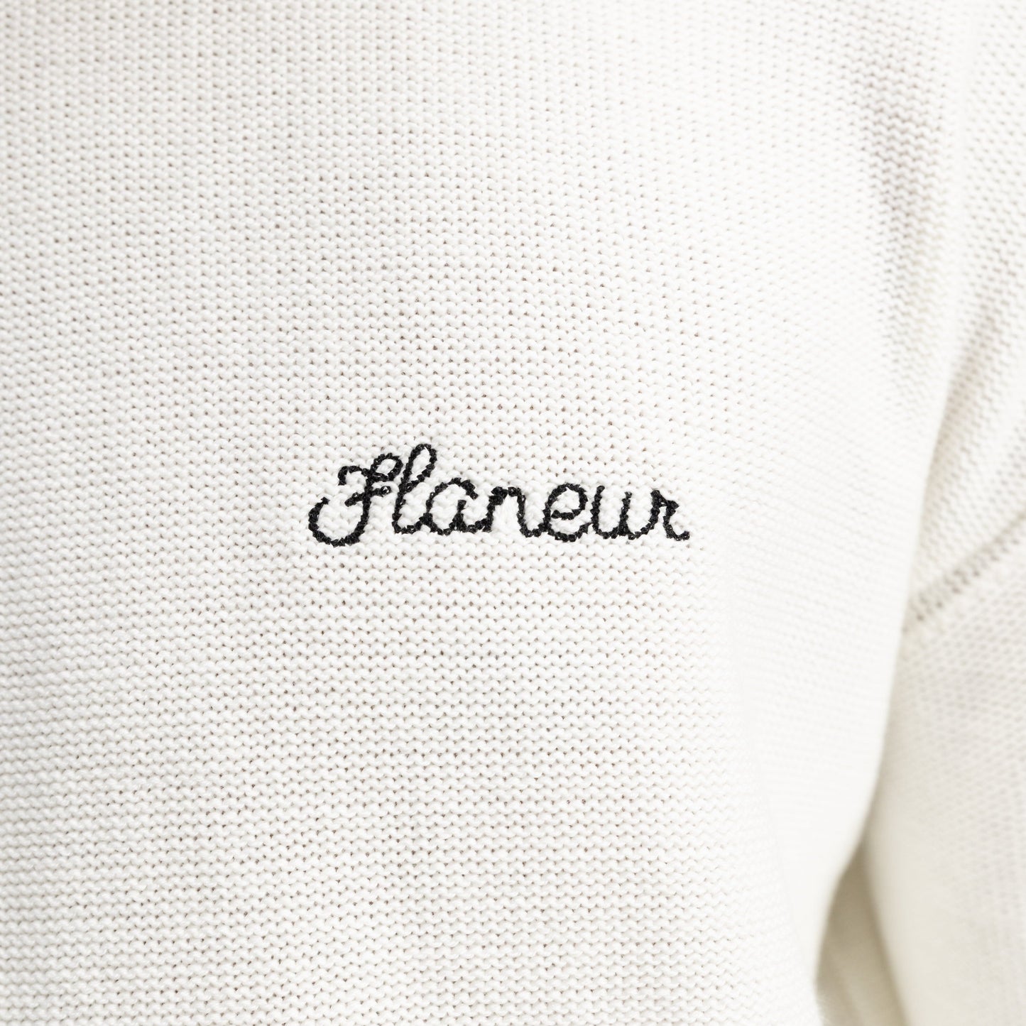 Knitted Hoodie in Creme