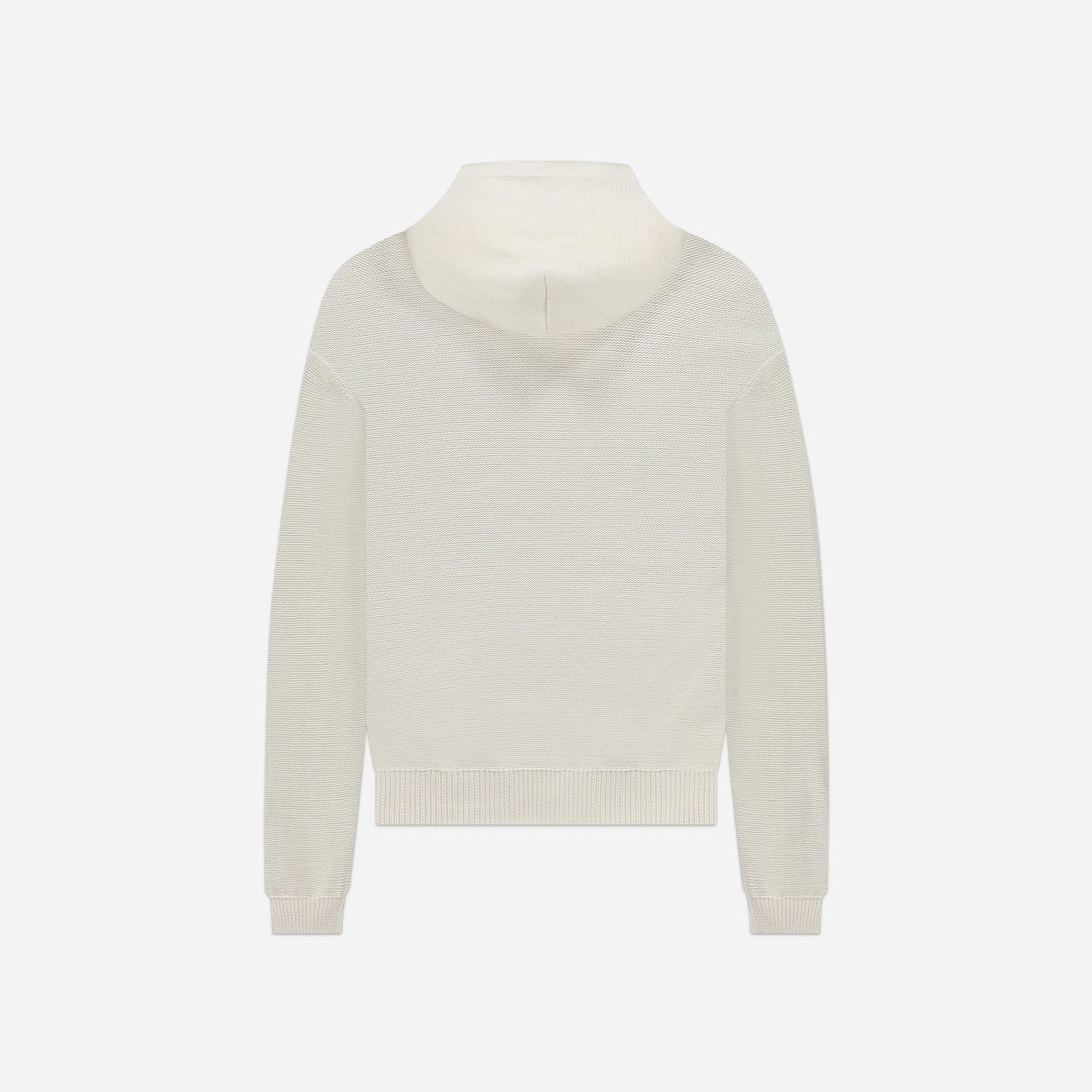 Knitted Hoodie in Creme