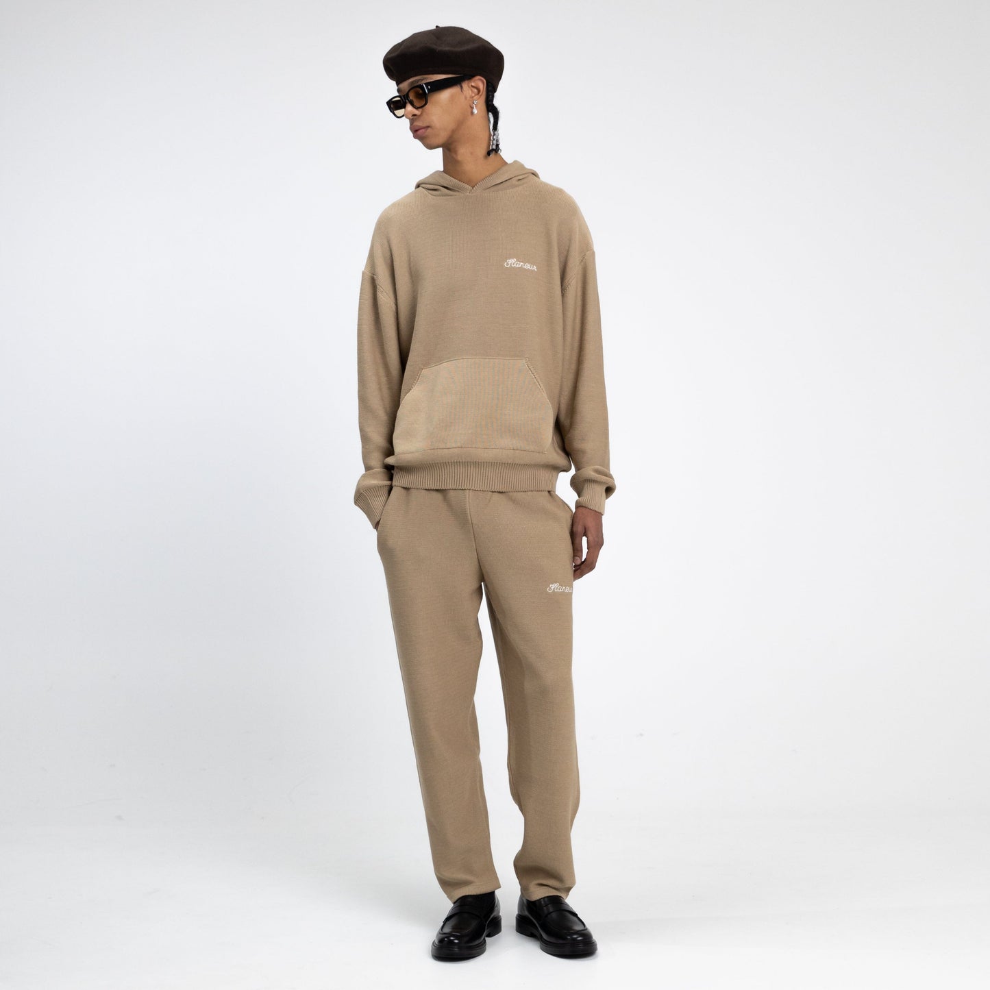 Knitted Pants in Brown