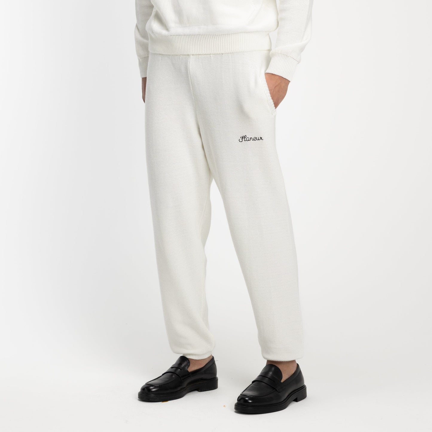 Knitted Pants in Creme