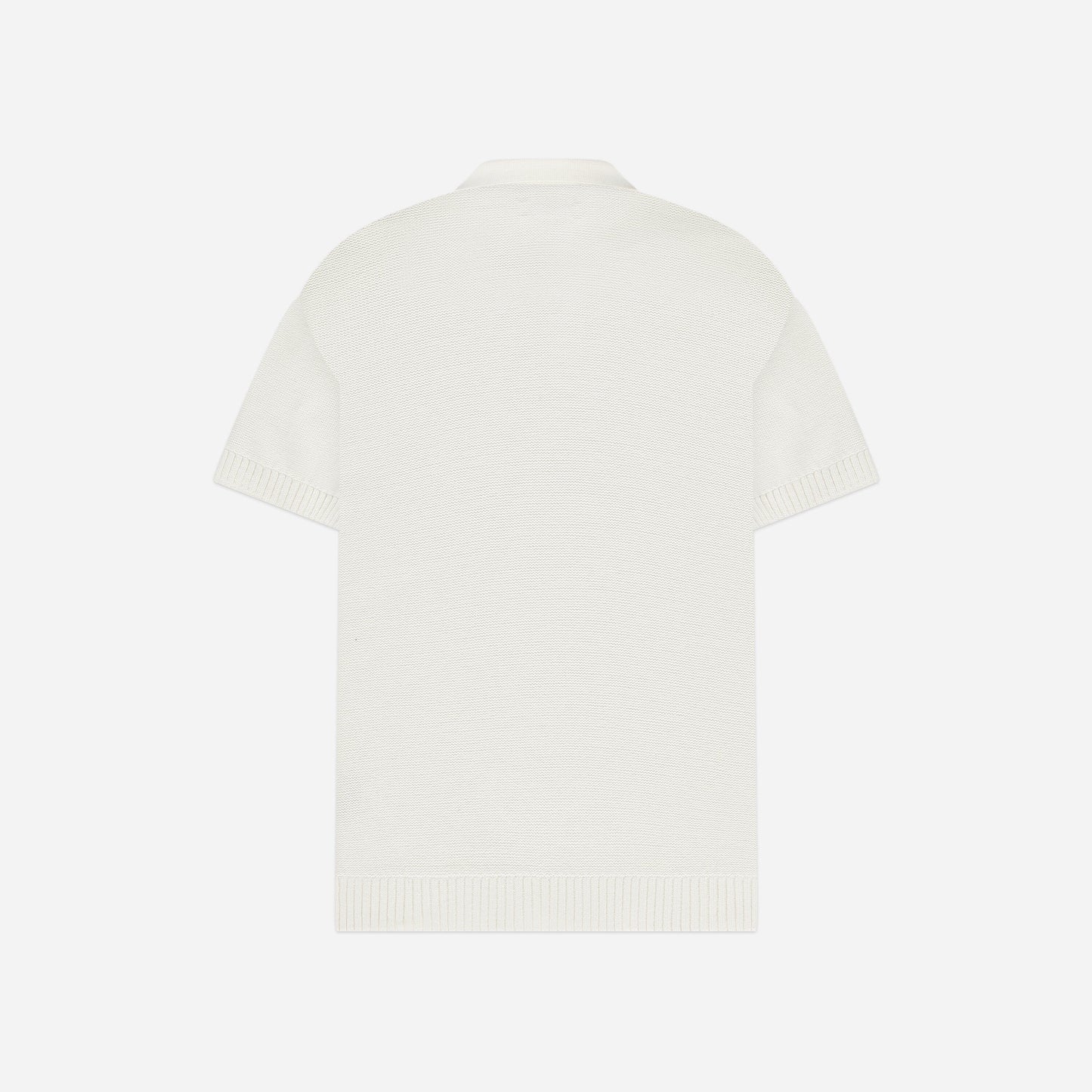 Knitted Polo in Creme