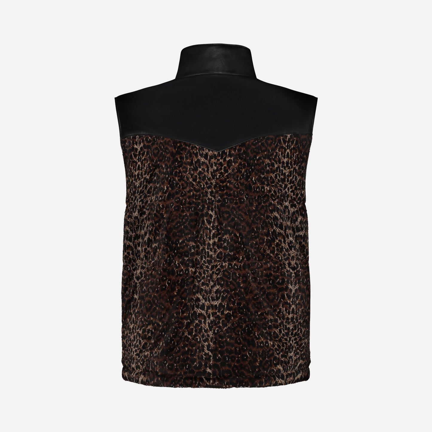 Padded Gilet in Panther