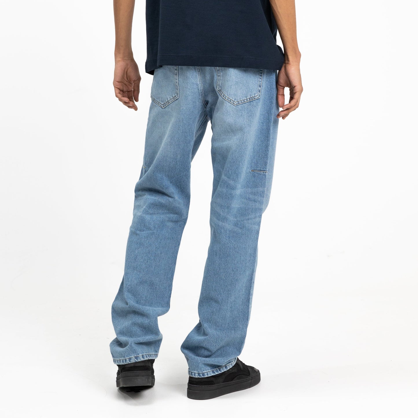 Straight Jeans in Blue Denim