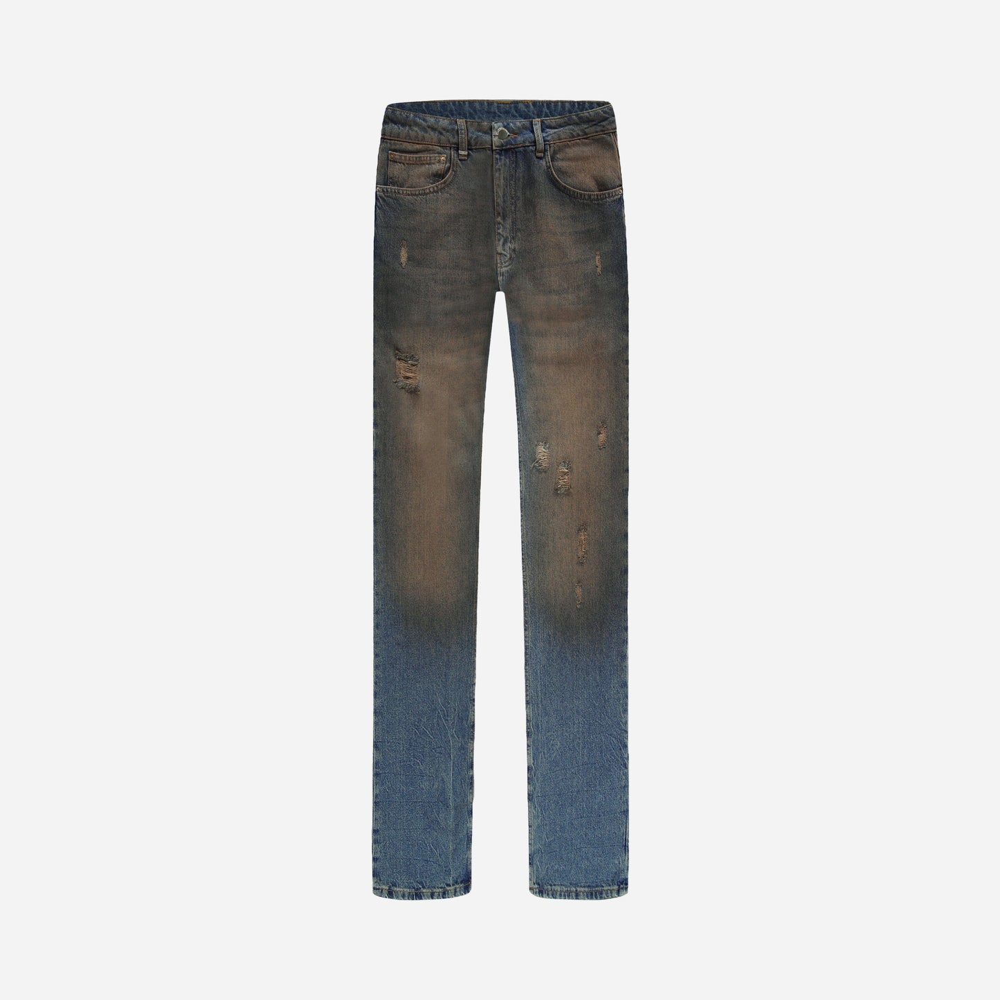 Straight Jeans in Dirty Indigo Denim