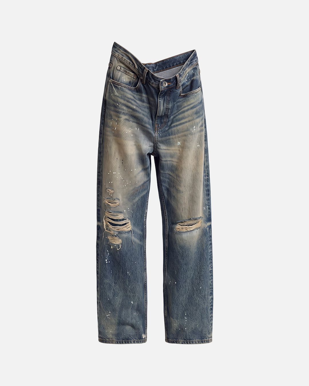 Relaxed Jeans | Paint Stains