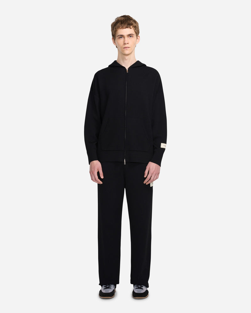 Atelier Knit Zip-Up | Schwarz
