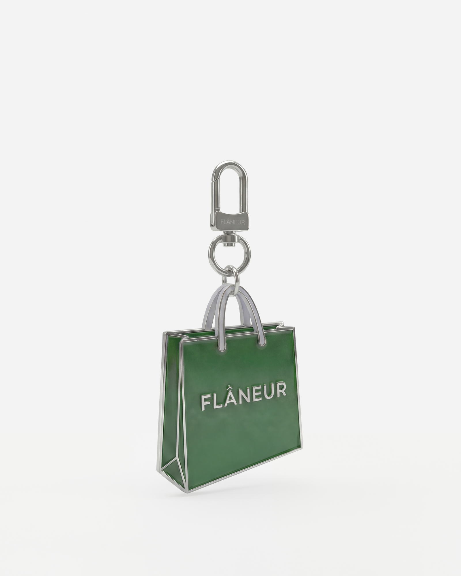 Shopping Bag Keychain | Green