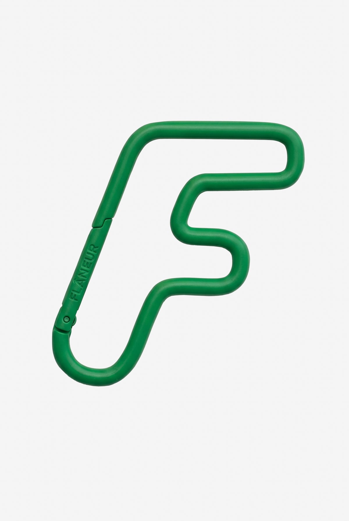 Logo Carabiner Keychain | Green