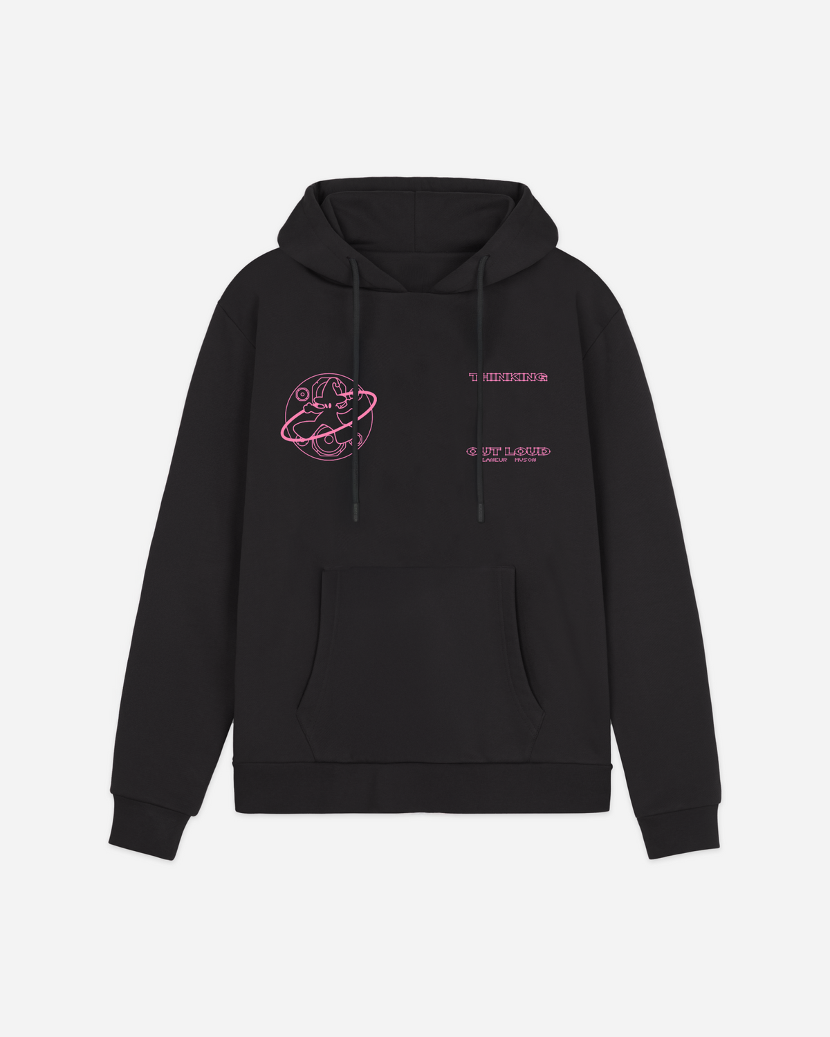 Mvson Black Hoodie | Black