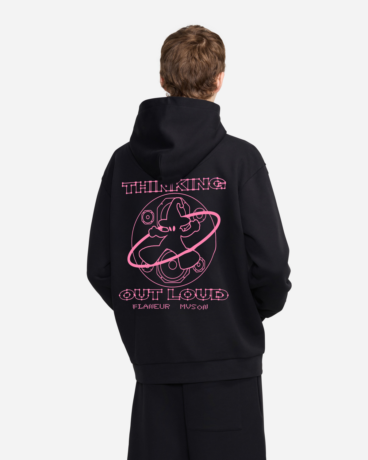 Mvson Black Hoodie | Black