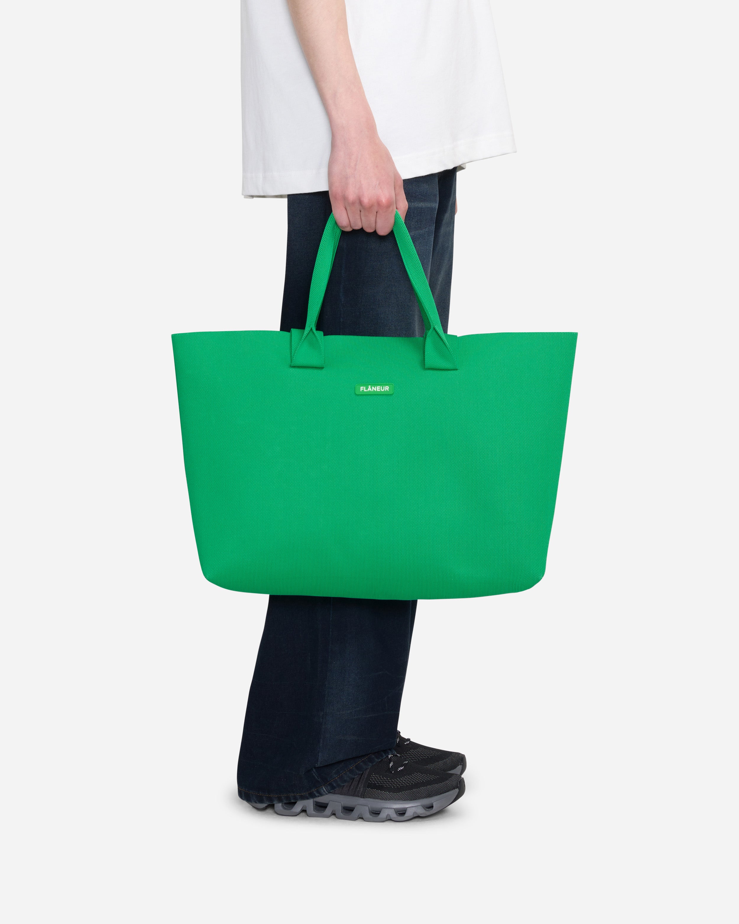 Knitted Tote Bag | Groen