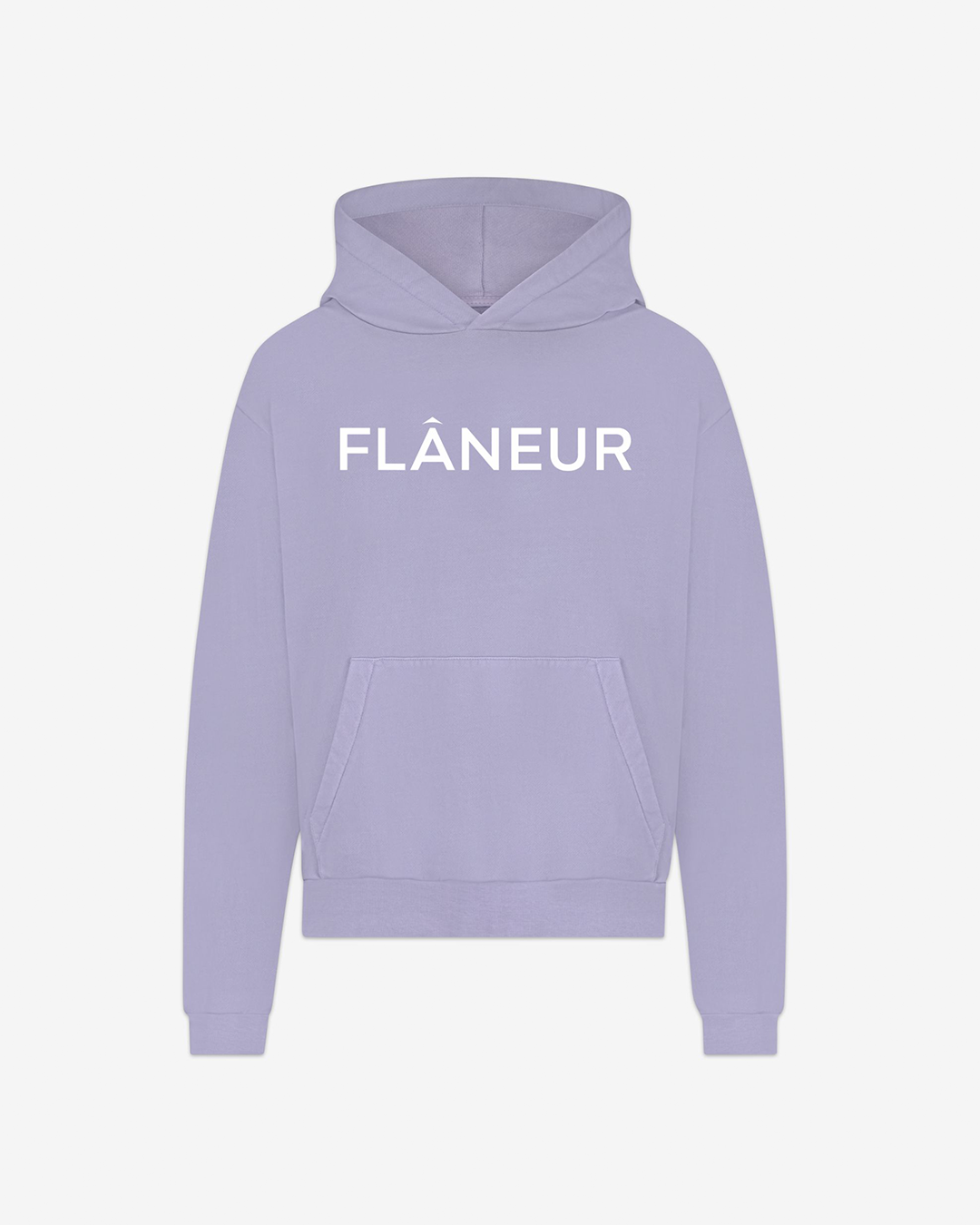 Printed Logo Hoodie | Purple
