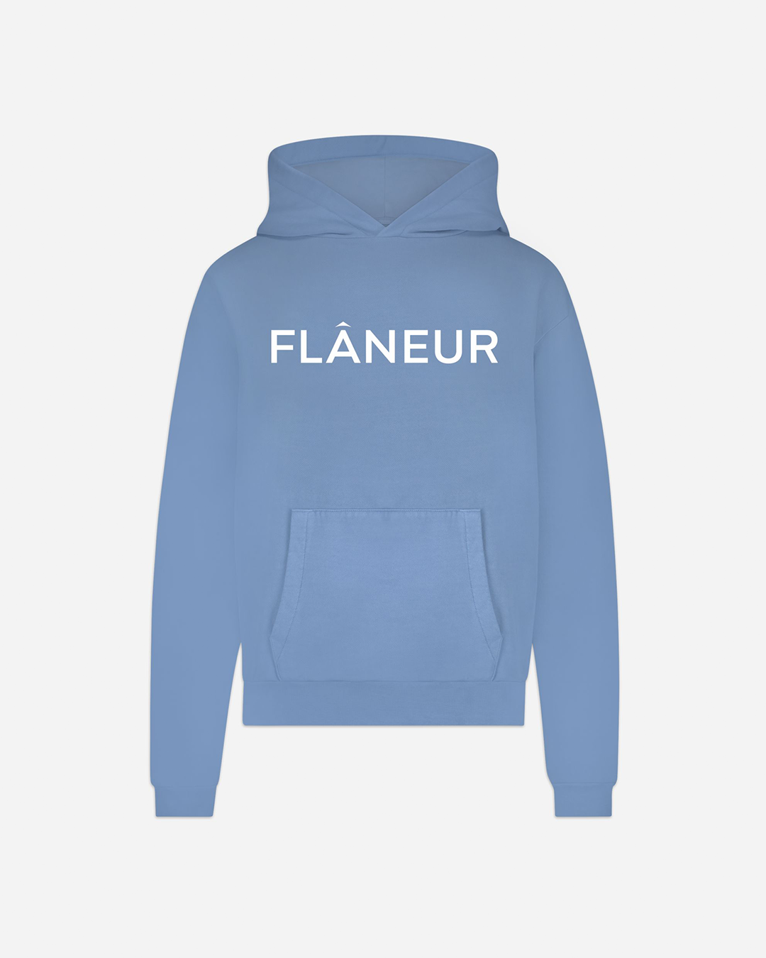 Printed Logo Hoodie | Blue