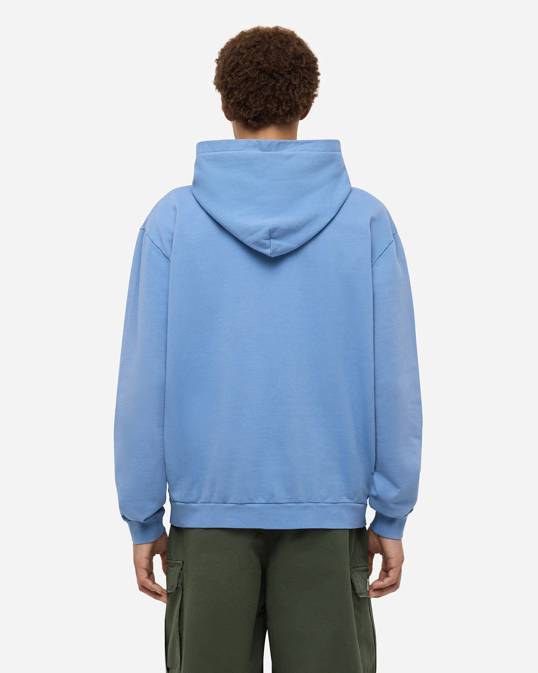 Printed Logo Hoodie | Blue