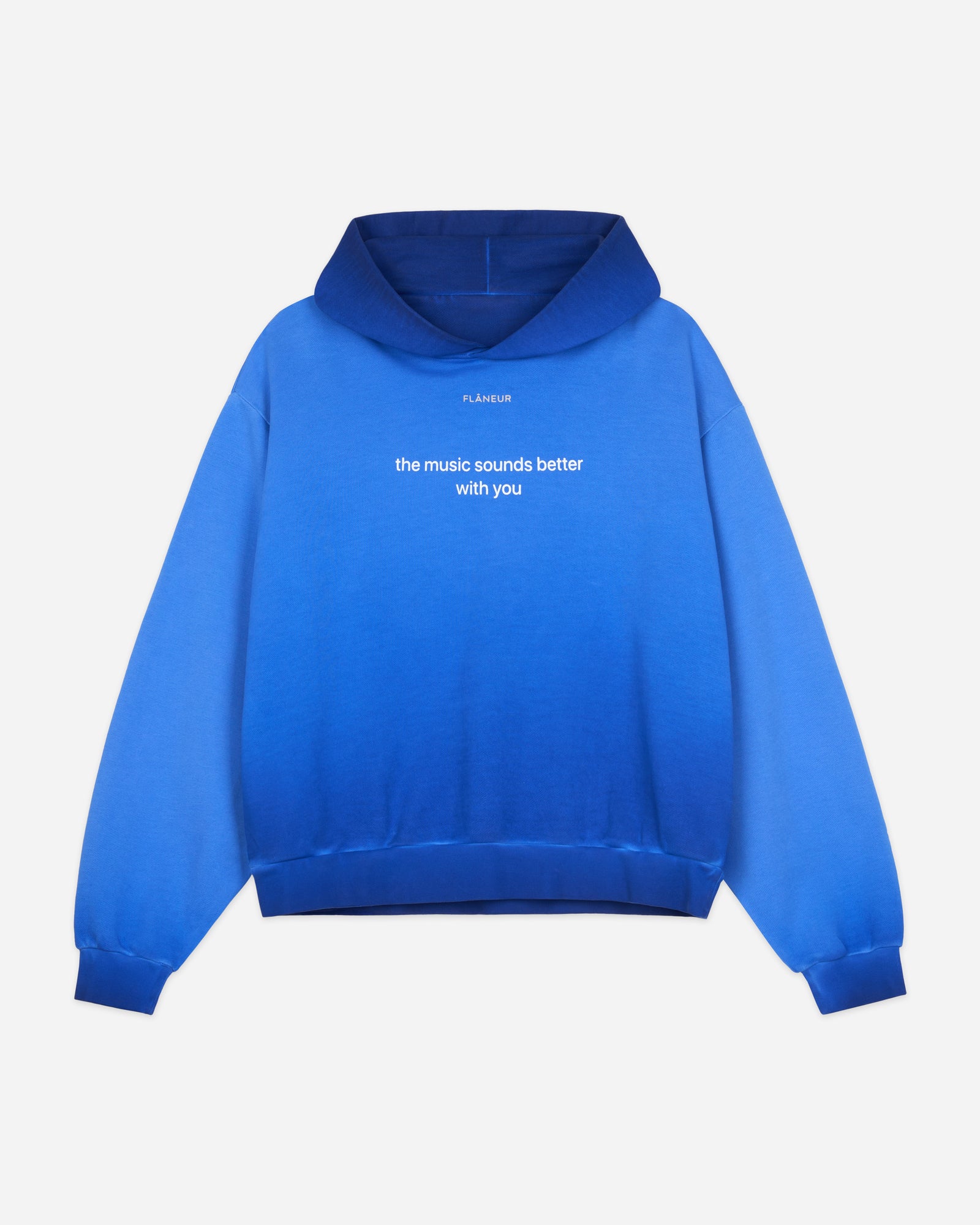 With You Hoodie | Verblasst Blau