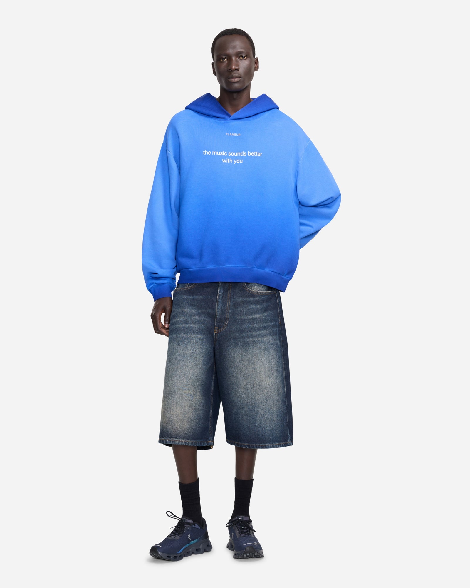 With You Hoodie | Verwaschenes Blau