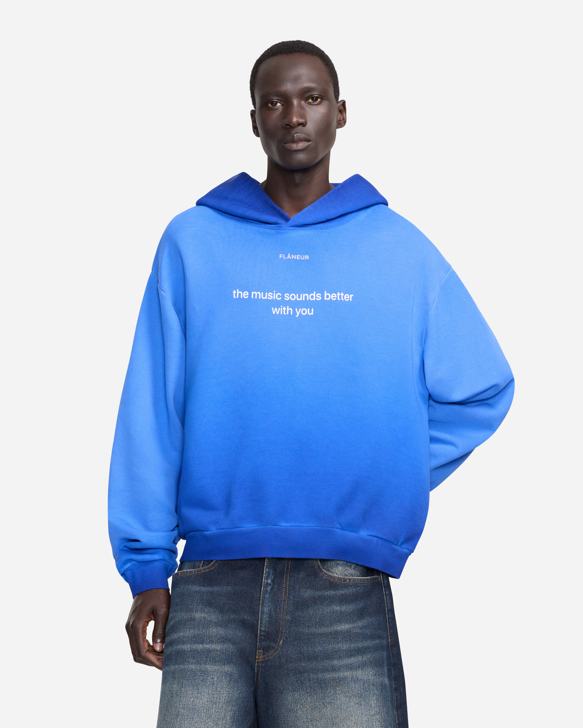 With You Hoodie | Washed Blue