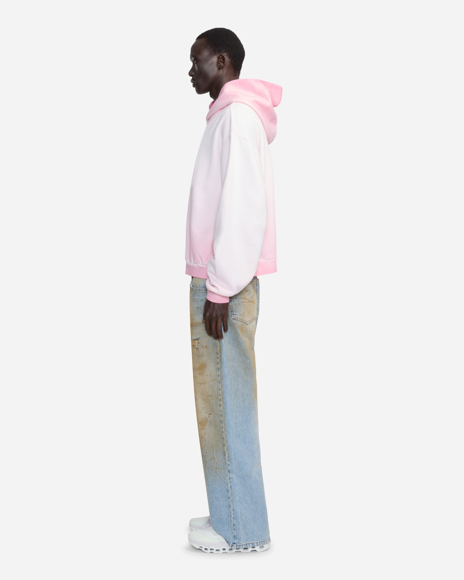 Playlist Hoodie | Gewaschen Pink